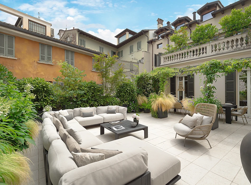 Terrazza privata in centro a Brescia